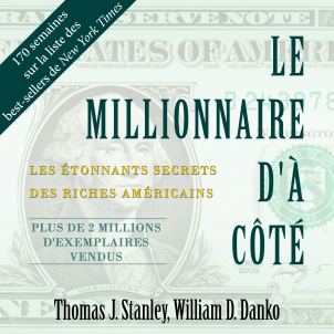 Le Millionnaire d'à côté couverture du livre audio