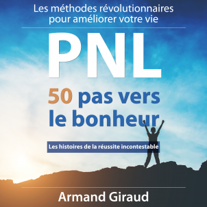 PNL : 50 pas vers le bonheur couverture du livre audio